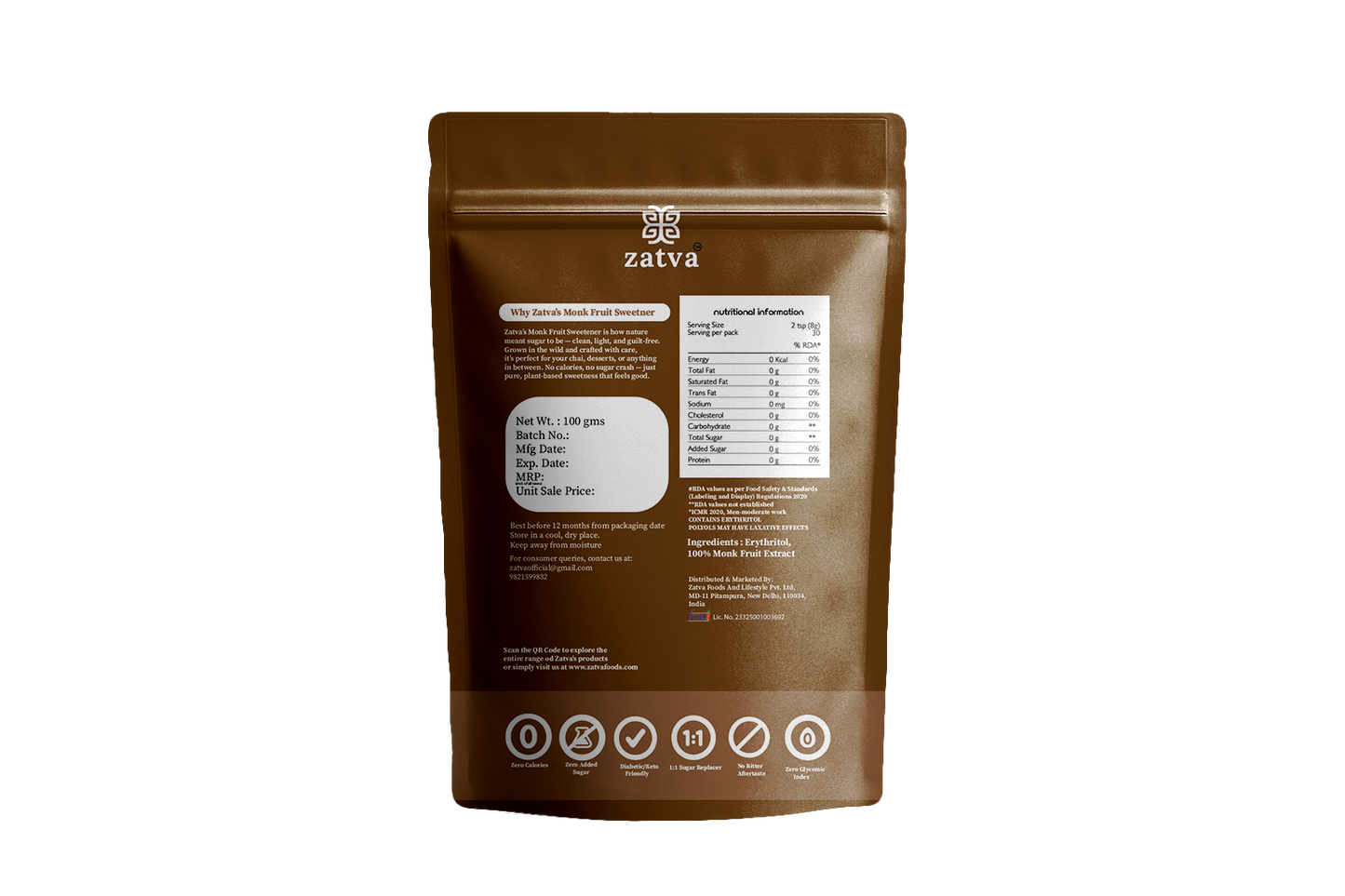 Monk Fruit Sweetener - MINI